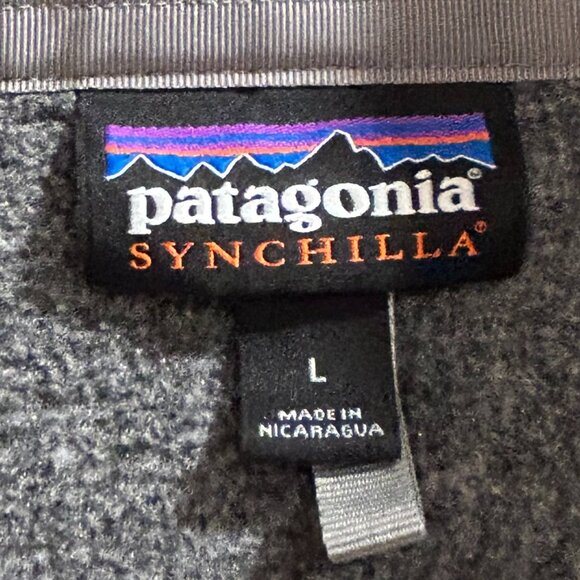 Men's Patagonia Quarter Zip - Picture 2 of 4